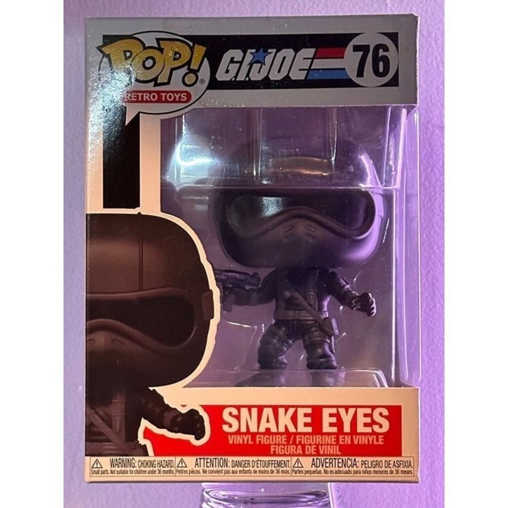 FUNKO POP! VINYL: G.I. Joe- V1 Snake Eyes #76 - Picture 4 of 10